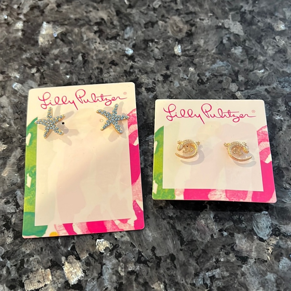 NWT Lilly Pulitzer earring bundle